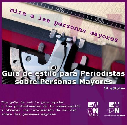 Portada de la Guia de Estilo para Periodistas sobre Personas Mayores