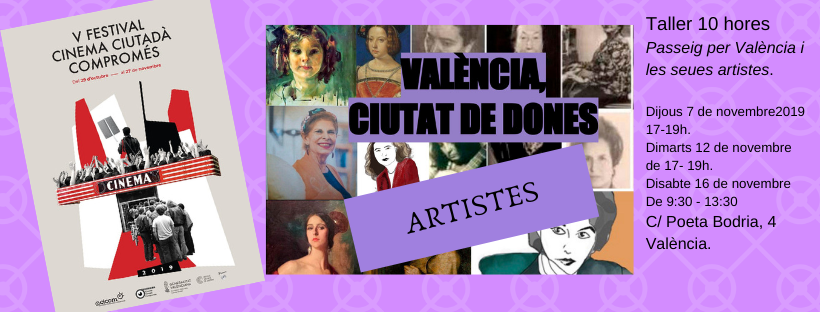 Banner València, ciutat de dones artistes