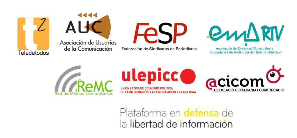 logos entitats defensa mitjans públics